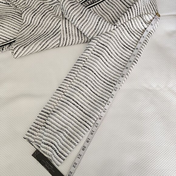 Tahari Striped Black and White Blazer - Picture 10 of 14
